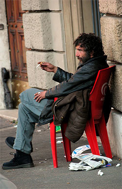 Pedir limosna por SMS