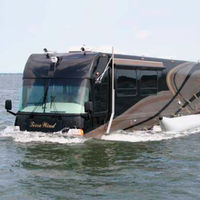 Su nombre es Terra Wind y es una gigantesca autocaravana de lujo anfibia capaz de navegar por ríos y lagos