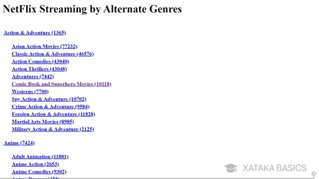 Como acceder a las categorías ocultas de Netflix - Roca de Guía