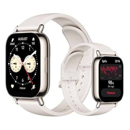 XIAOMI Redmi Watch 5 Lite, Llamadas Bluetooth, Pantalla AMOLED de 1.96 Pulgadas, Monitor de frecuencia cardíaca, 150 Modos Deportivos, hasta 18 días de autonomía, Dorado