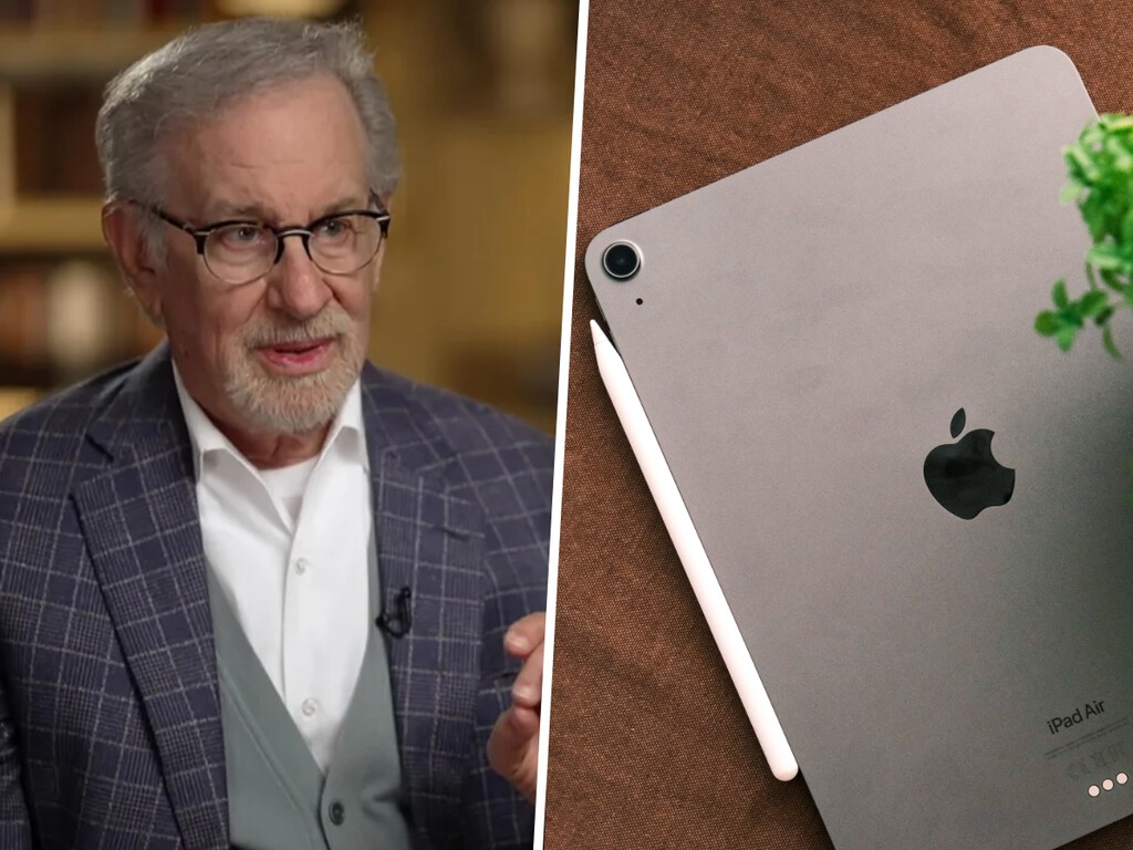 "Gracias, Steve Jobs": Steven Spielberg confiesa que escribió el guion de 'Disclosure Day' en Notas de su iPad