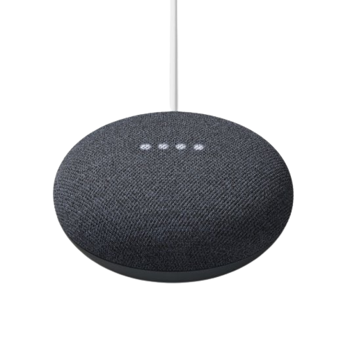 Altavoz inteligente - Google Nest Mini, 2ª generación, Chalk/Rock, Blanco