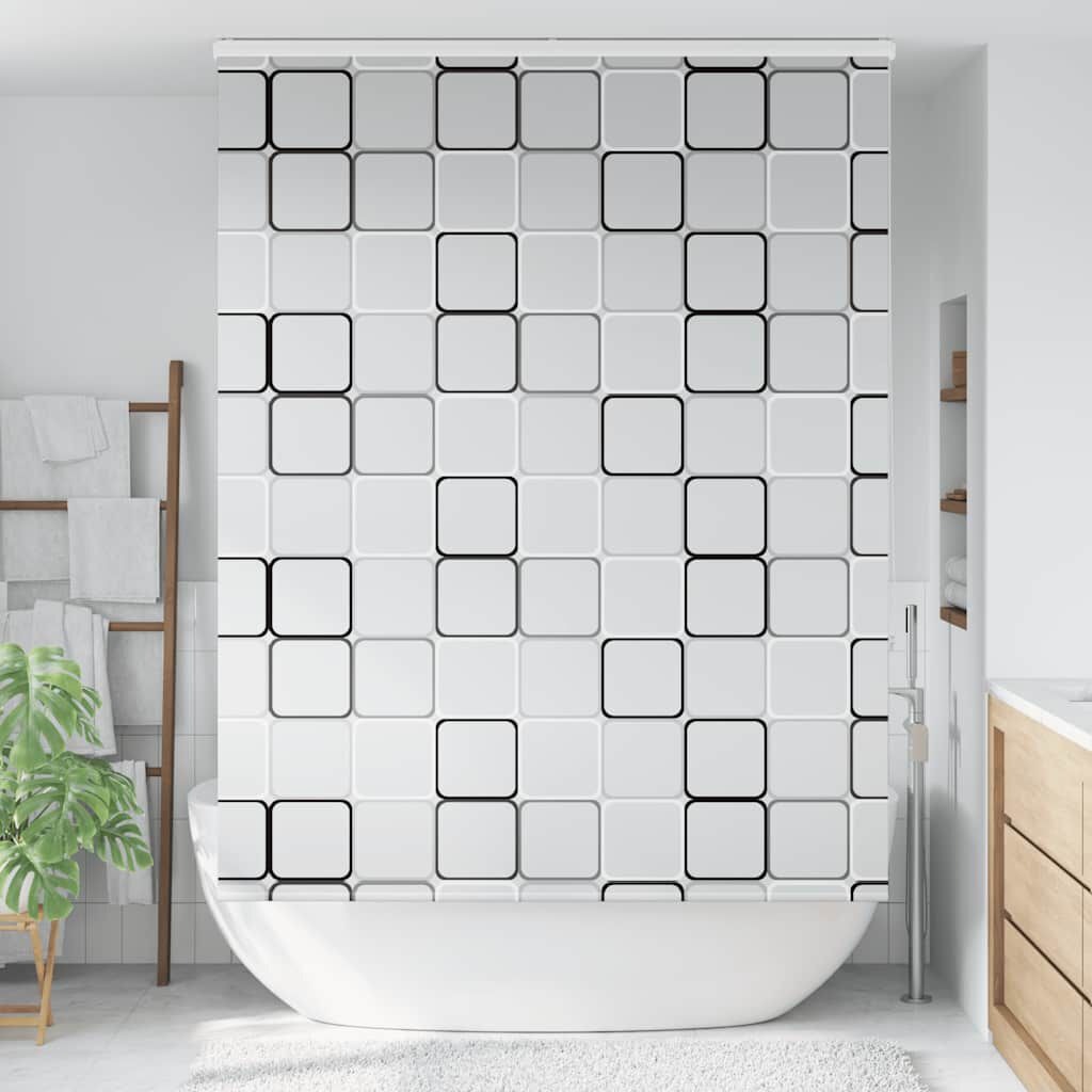 vidaXL Estor enrollable para ducha casete tela 160x240 cm ancho 156 cm
