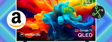 La nueva pantalla QLED 4K de Motorola viene en tamaño de 65 pulgadas y es una auténtica ganga: solo 8,177 pesos 