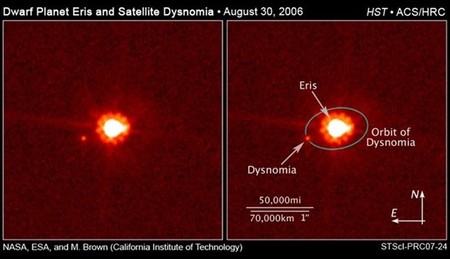 Decimotercer aniversario de Eris, el planeta extra del Sistema Solar