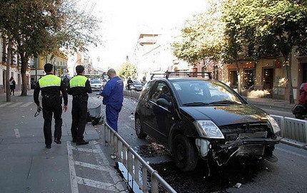 Accidentes carril bus Sevilla