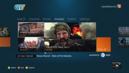 GameTrailers llega a nuestras teles a través de la Xbox 360