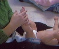 Juegos para los pies del bebé