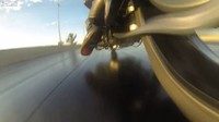 La cadena de una moto de drag