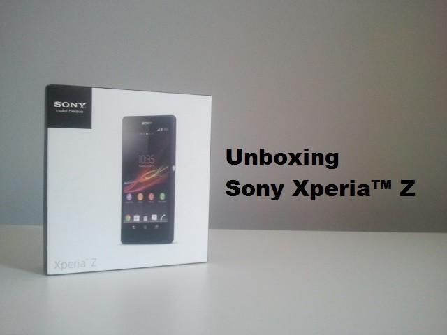 Unboxing Sony Xperia™ Z