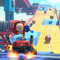 Smash Bros se hizo popular por esta fórmula y alguien le preguntó a Nintendo si la veríamos en Mario Kart World: "absolutamente no"