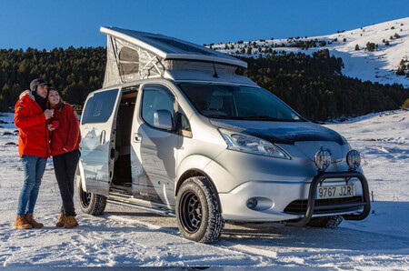 La Nissan e-NV200 Winiter Camper Concept propone la van definitiva para hacer ecoturismo a bajo cero