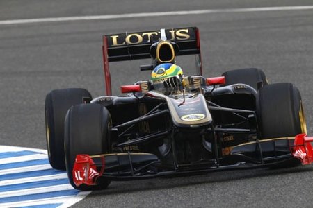 Bruno Senna en el Lotus Renault GP