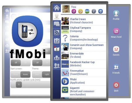 fMobi, un completo cliente de Facebook para Symbian