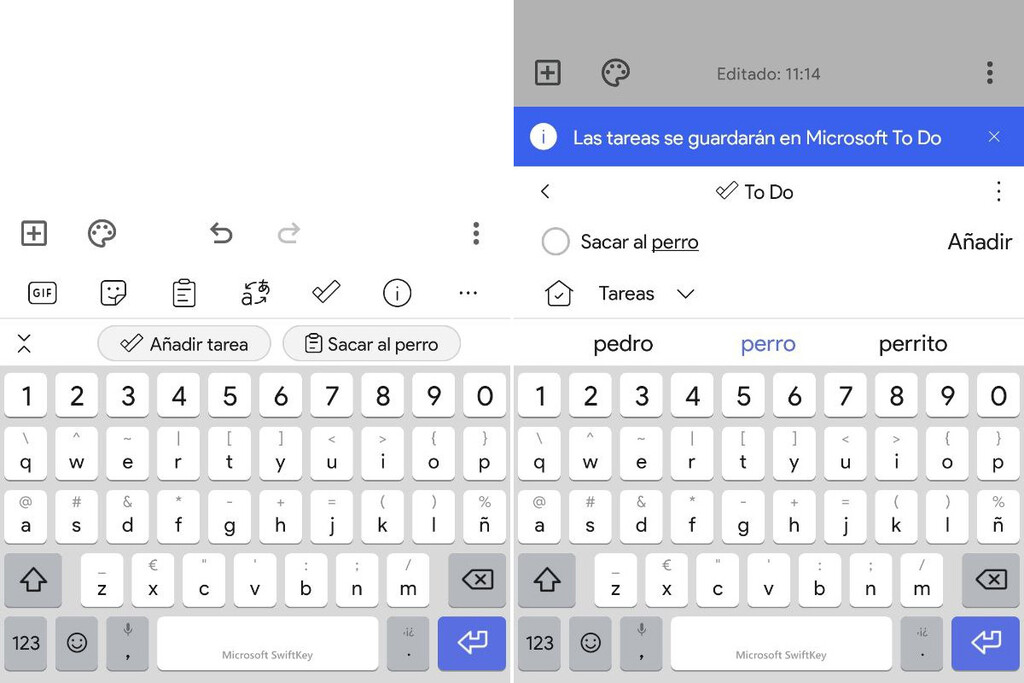 SwiftKey Beta se integra con Microsoft To Do para crear tareas desde el teclado