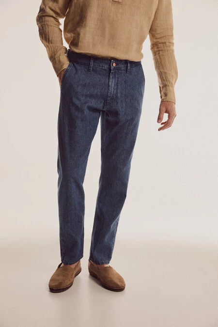 Vaquero híbrido algodón y lino