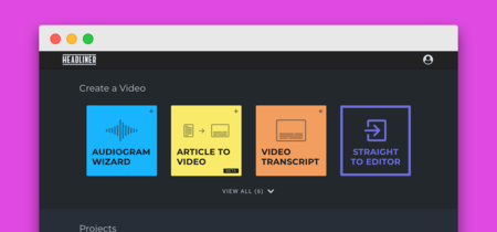 Headliner, un editor de vídeo gratuito y online perfecto para crear contenido en redes sociales