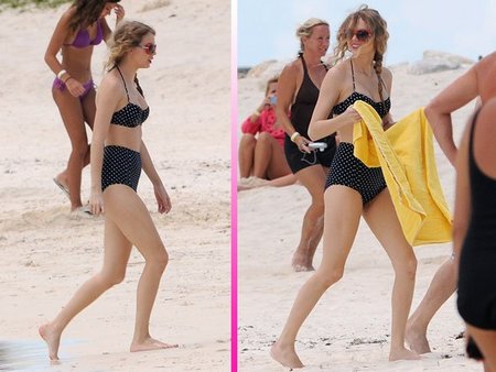 Taylor Swift en bikini, igual te has pasado de moderna