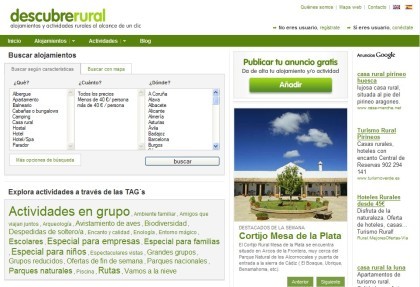 Descubre Rural: alojamientos y actividades de turismo rural