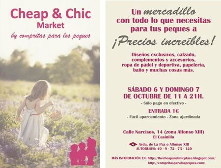 Mercadillo Cheap&Chic en Madrid este fin de semana