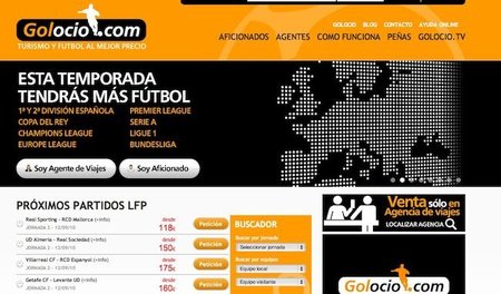 Golocio, turoperador especializado en fútbol