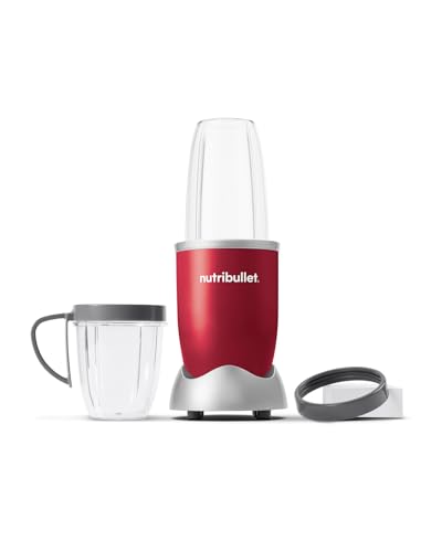 Nutribullet de 600W con 11 piezas - Rojo