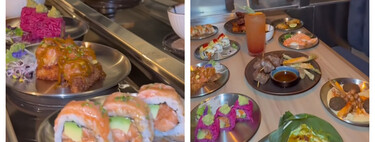 El restaurante de Barcelona que arrasa con sus platos por ocho euros y una barra acuática que no se ve en ningún otro sitio