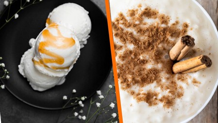 Prepara helado de arroz con leche sin máquina y con solo 3 ingredientes