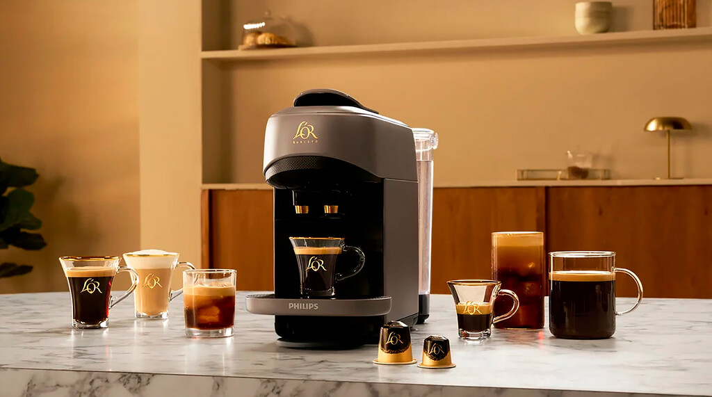 Alcampo tiene disponible la nueva L'Or Barista: una cafetera monodosis que prepara café de especialidad sin esfuerzo