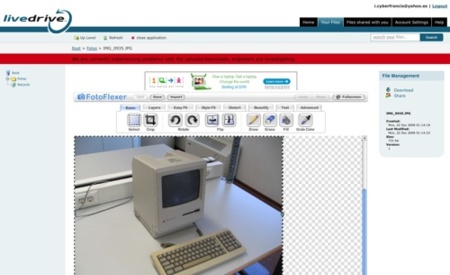 Livedrive, disco duro virtual con almacenamiento ilimitado