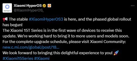 Xiaomi Hyperos 3