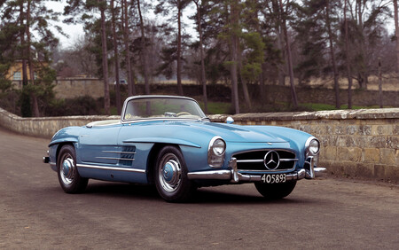 El Mercedes-Benz 300 SL Roadster (1958) de Juan Manuel Fangio, a subasta