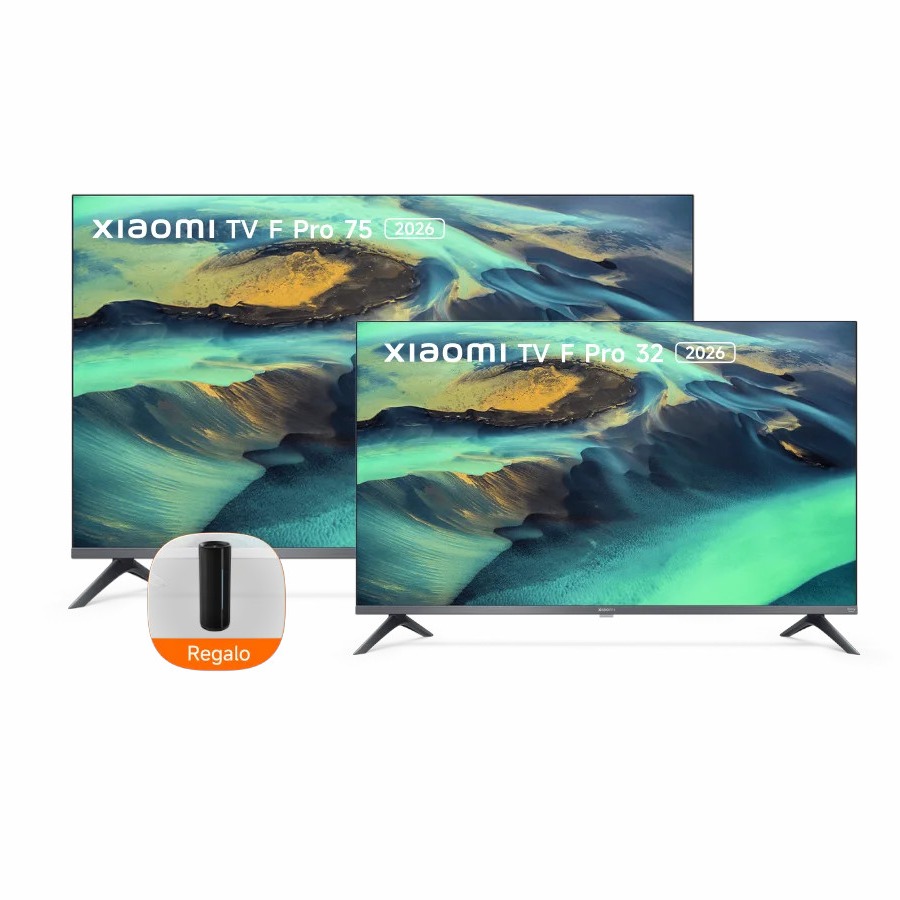 Xiaomi TV F Pro 2026 (75 pulgadas) + Xiaomi TV F Pro 2026 (32 pulgadas) + Xiaomi Bluetooth Speaker