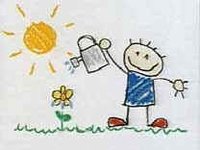 Decorar la habitación del niño con sus propios dibujos