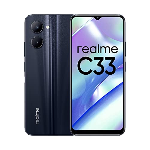 Smartphone realme C33 4+128 GB negro/dorado