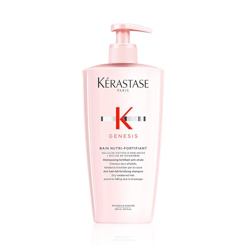 Kérastase | Genesis, Champú Fortificante, Anti-Caída y Anti Rotura, Para Pelo Débil y Seco, Bain Nutri-Fortifiant, 500 ml