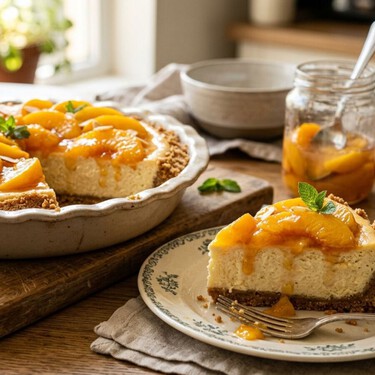 Cómo hacer un cheesecake sin horno con 1 lata de duraznos en almíbar: receta fácil y con pocos ingredientes