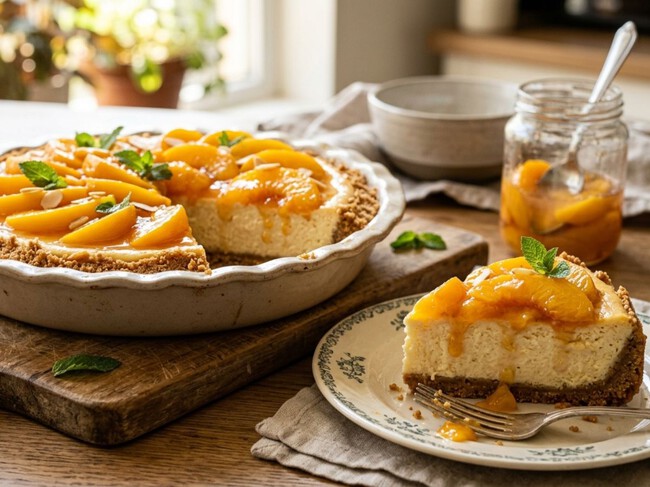 Cómo hacer un cheesecake sin horno con 1 lata de duraznos en almíbar: receta fácil y con pocos ingredientes