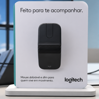Logitech Mobi Fold: a marca lançou um mouse que dobra ao meio para caber no bolso 