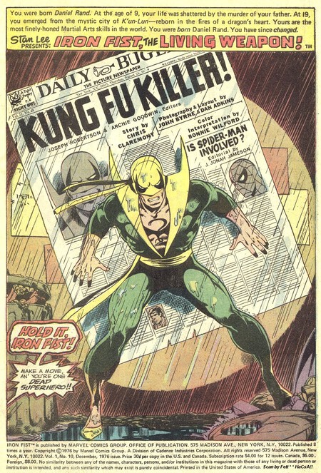 Marvel Iron Fist Puno De Hierro 3