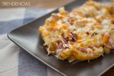 Receta de bacon cheese fries 