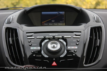 Consola central del Ford Kuga