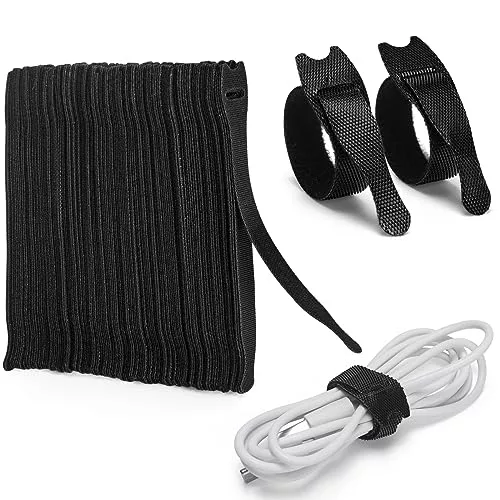 Zivacate - 120 Piezas de Bridas Reutilizables para Cables