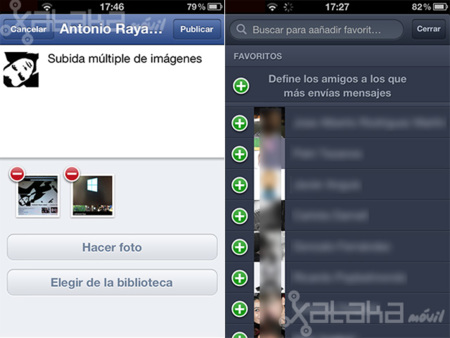 Facebook se actualiza en iOS a su versión 5.1 con mejoras del chat y subida de múltiples imágenes