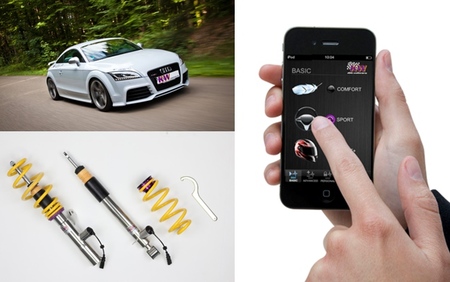 Amortiguadores regulables a través de iPhone