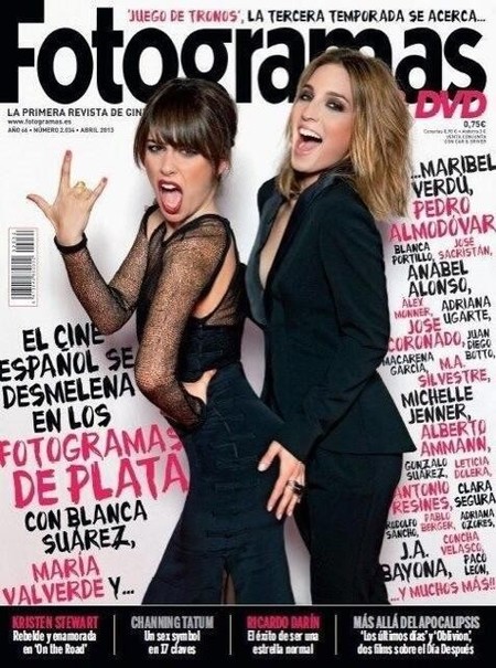 Quiero estar en la portada del Fotogramas, ahí en medio de Blanca Suárez y María Valverde