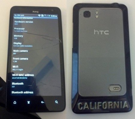 HTC Holiday: creciendo hasta las 4.5 pulgadas, con doble núcleo
