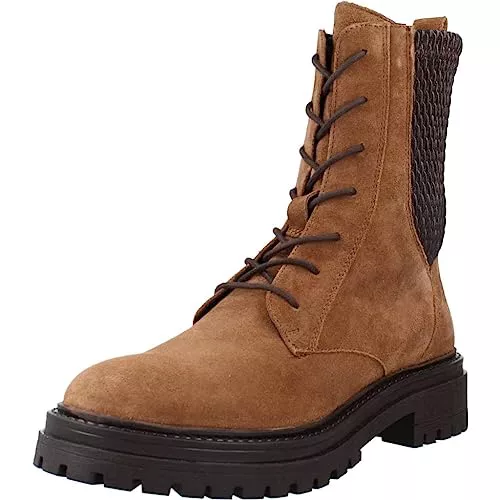Geox D Iridea N, Botines Mujer, Brown Coffee, 38 EU