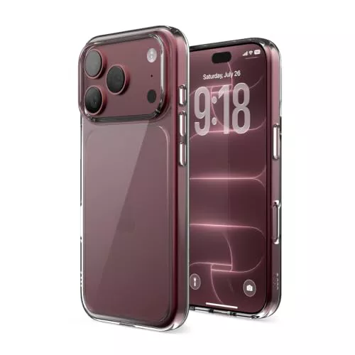 elago Funda Híbrida Transparente para iPhone 18 Pro/17 Pro [6,3"]