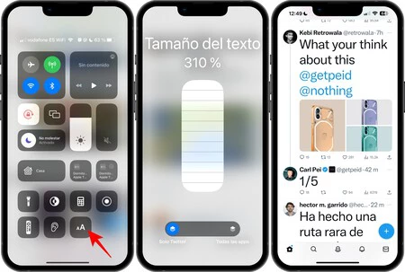 Tamano Texto Apps Ios